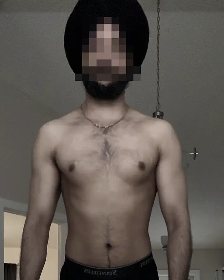 A client before starting with NEVER-LESS