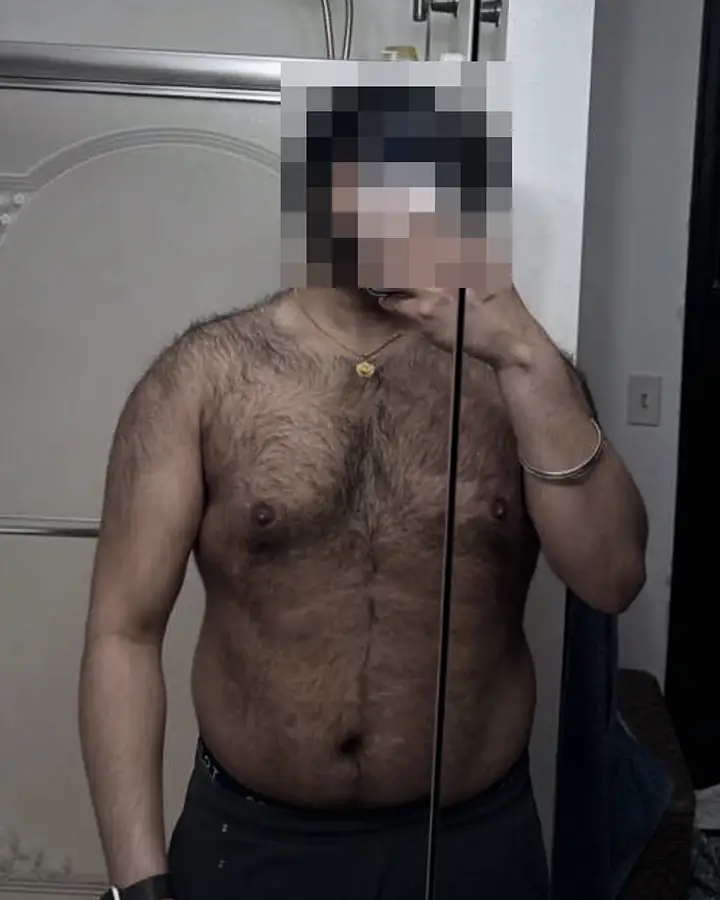 A client before starting with NEVER-LESS